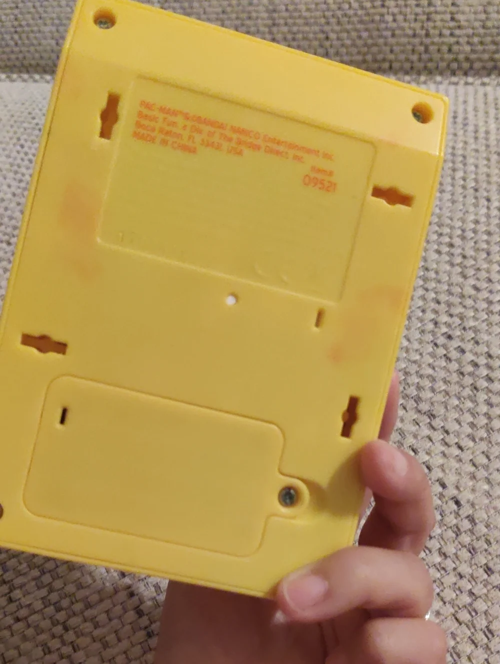 Pac Man Handheld Toy